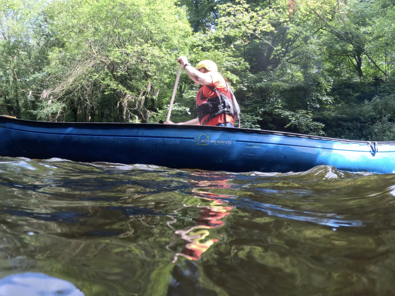 Intro to white water course at Matlock for canoe and kayak skills