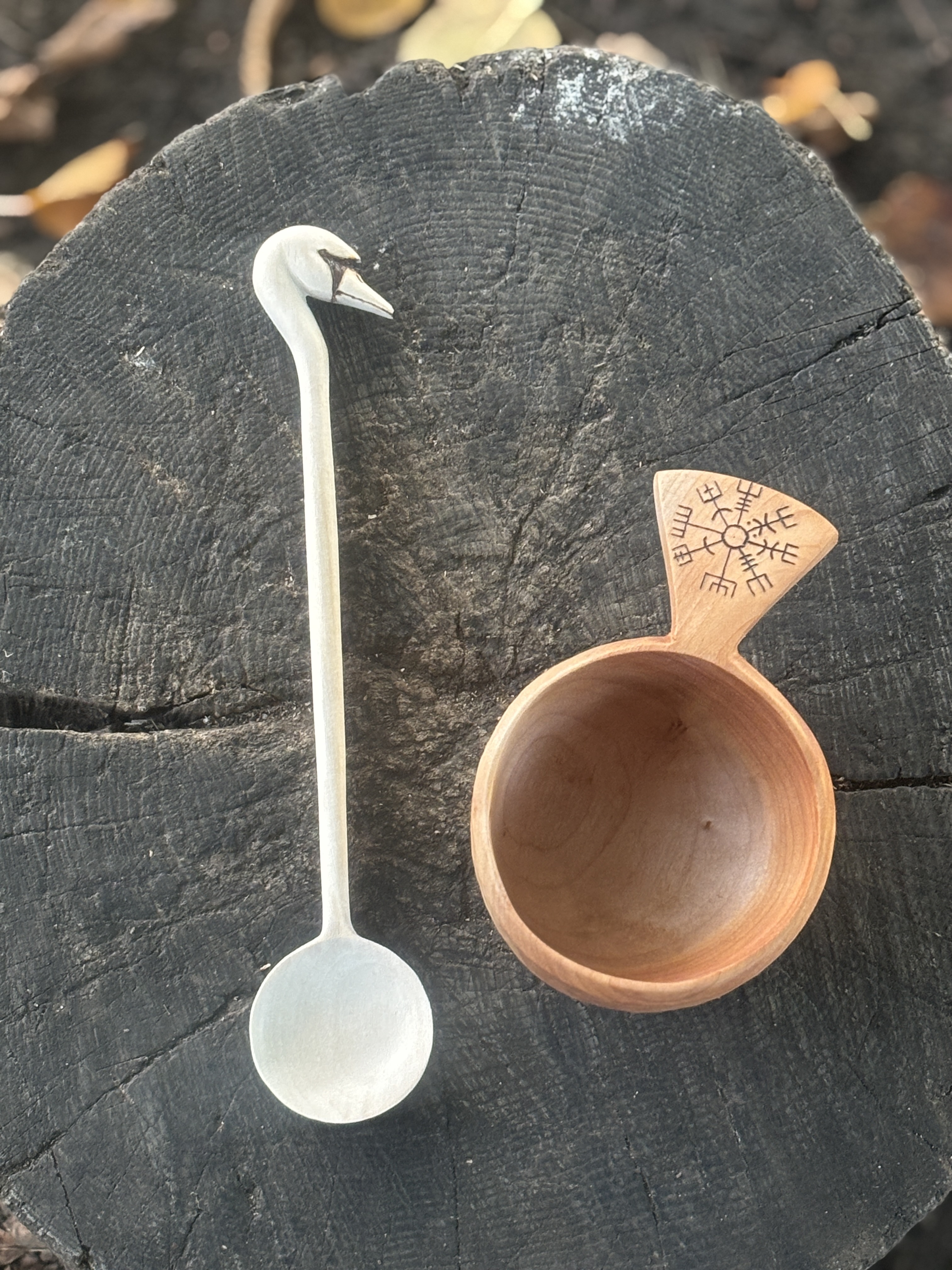 Swan spoon