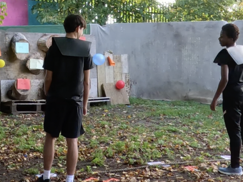 Bedfordshire Adventure School Holiday Club Axe Throwing