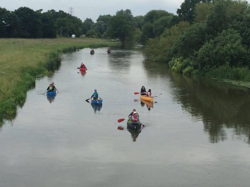 Bedfordshire Adventure School Holiday Club canoeing