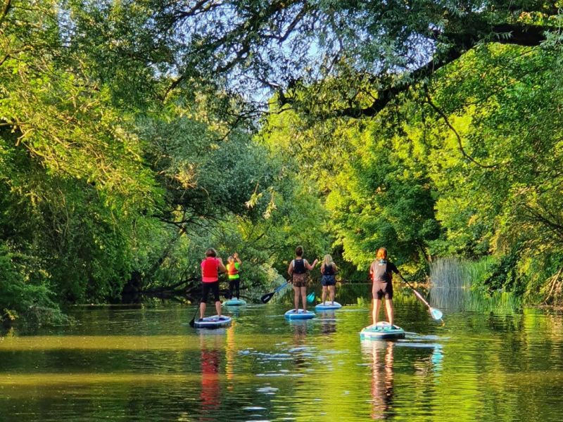 Paddle board hire on the river ouse in kempston