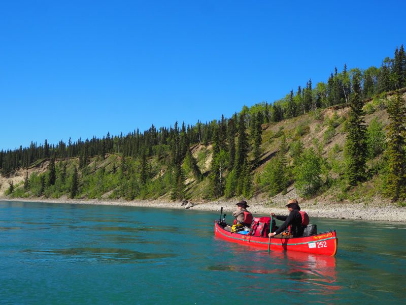 Paddling the Yukon