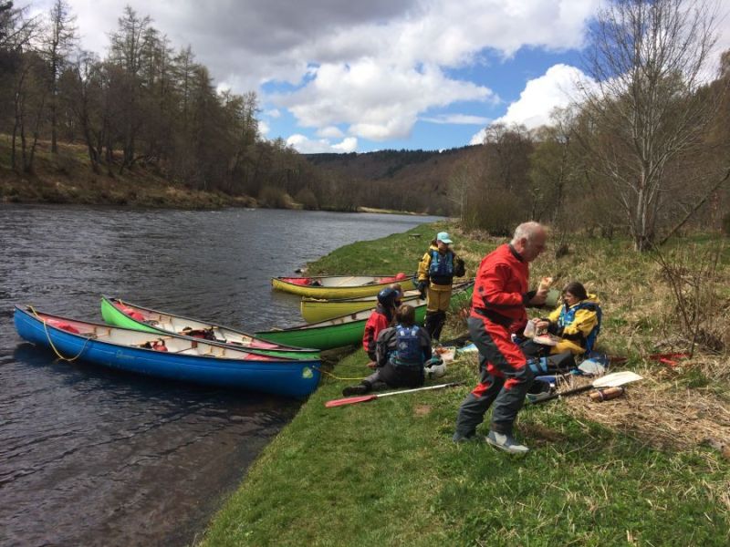 Best of Scotland Canoe Expedition white water canoeing Tay