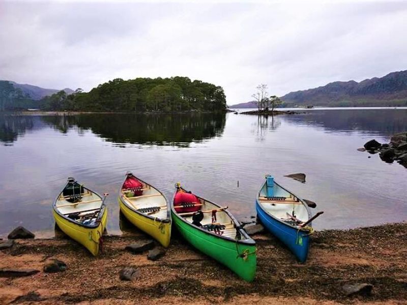 Best of Scotland Canoe Expedition Travelling to lochs