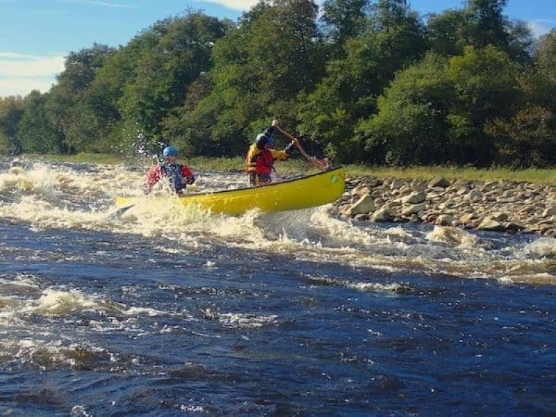 Best of Scotland Canoe Expedition white water canoeing Tay