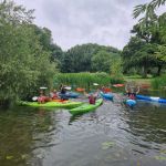 On the River Ouse in Kayaks