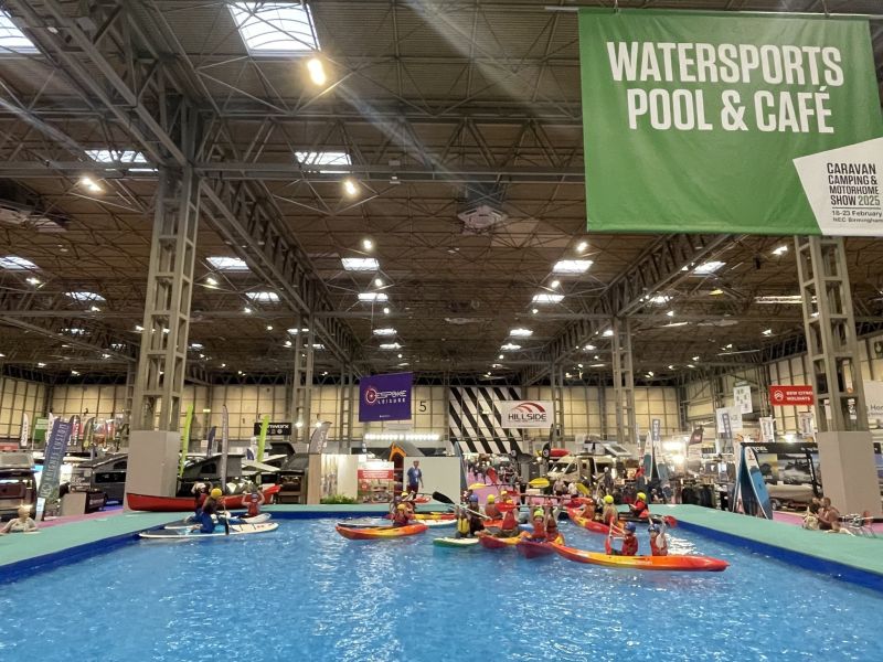 Caravan, Camping and Motorhome Show 2026 watersports pool