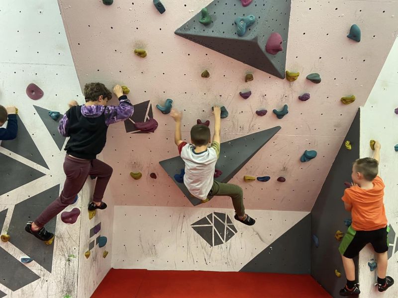 Indoor Climbing and bouldering wall