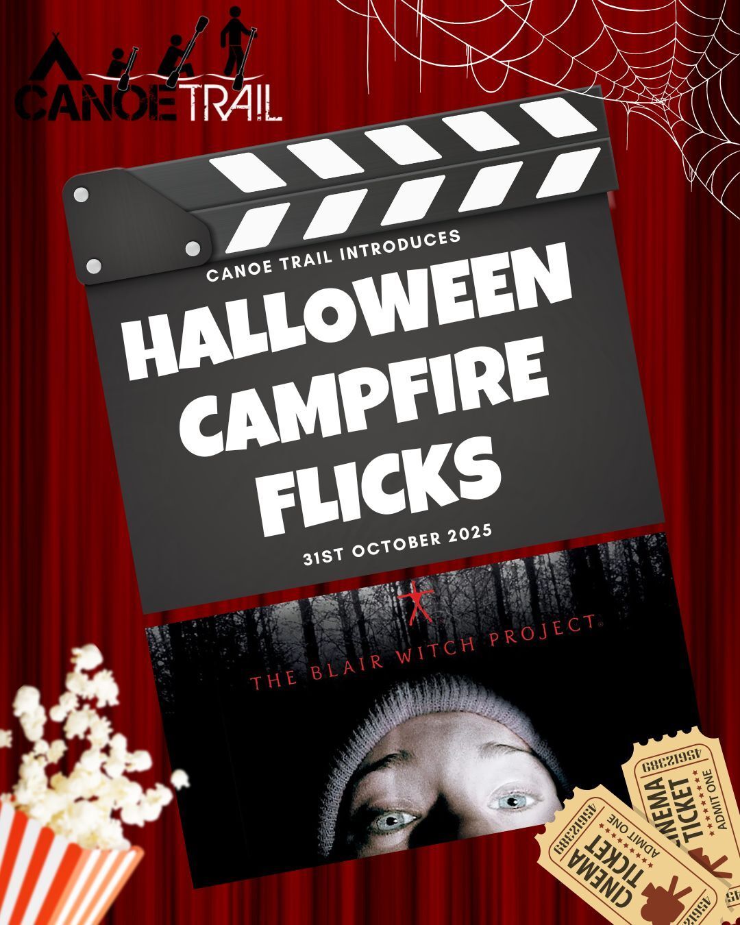 Campfire Flicks Woodland Outdoor Cinema Night Blair Witch