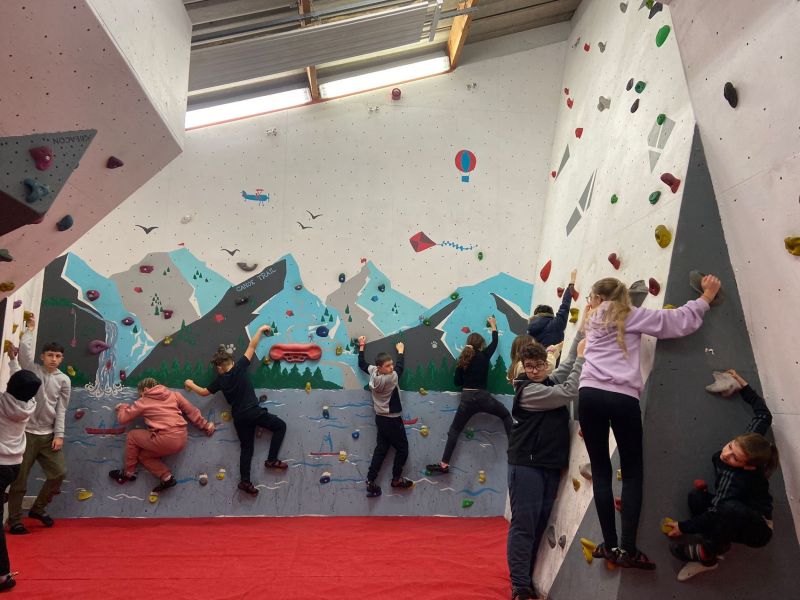 Indoor Climbing and bouldering wall