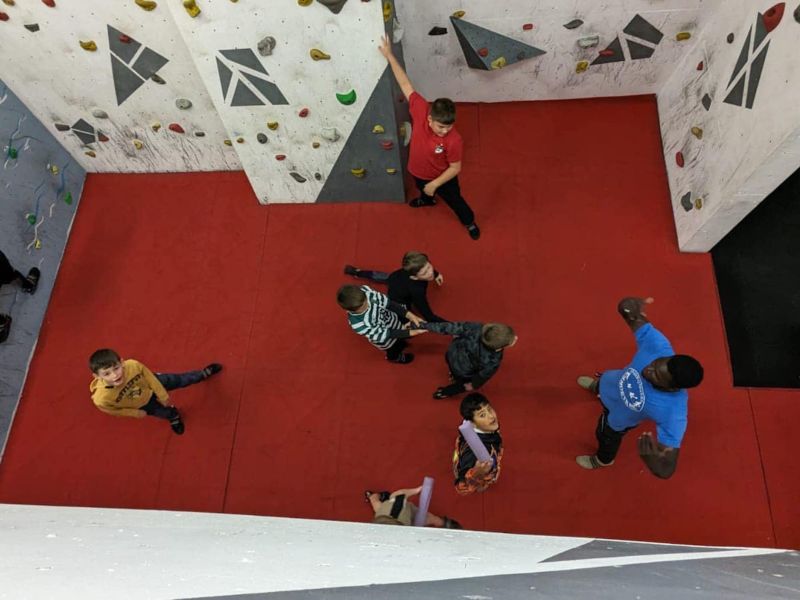 Indoor Climbing and bouldering wall